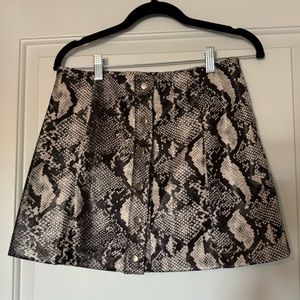 Urban Outfitters snakeskin skirt